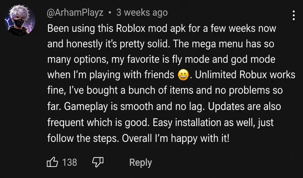 review from arham playz
