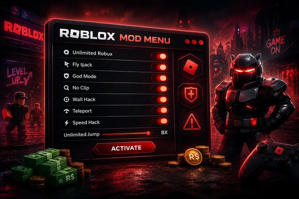 roblox mod menu feature