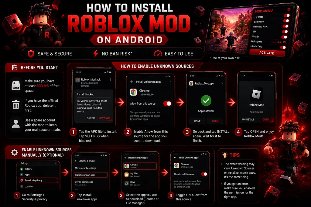 How to Install Roblox Mod
