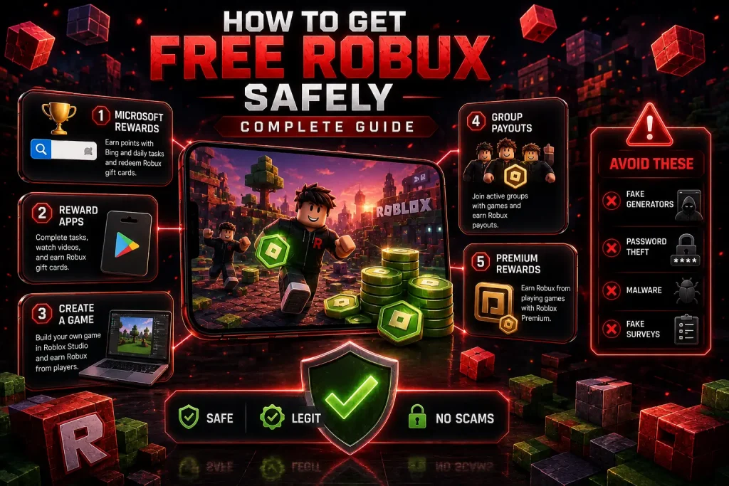 What is the safest way to earn Robux