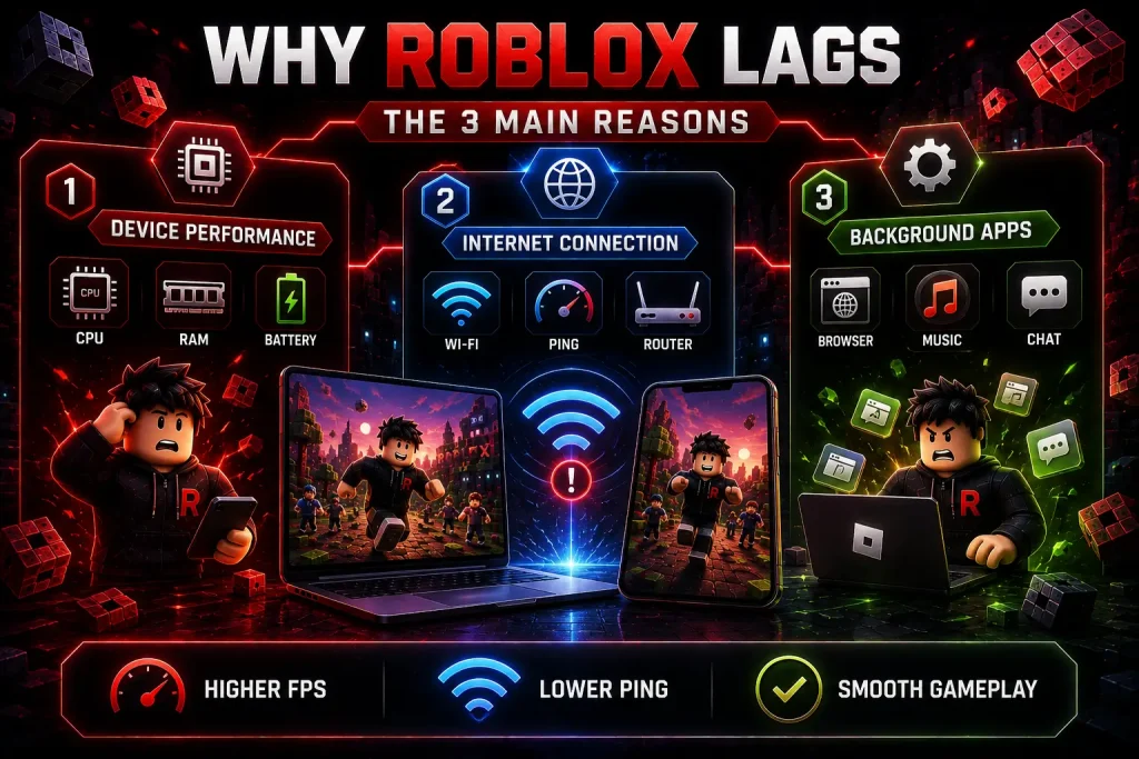 Why Roblox Lags main three reasons