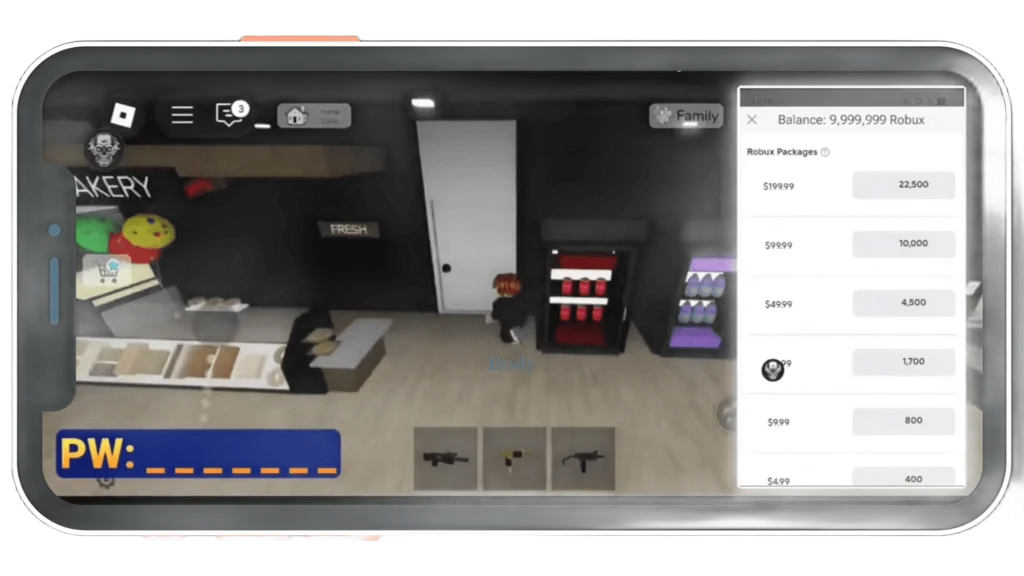 Roblox 999999 robux mod