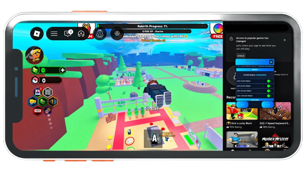 Roblox endless jumping mod