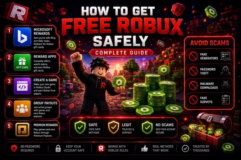 How to Get Free Robux Safely (Complete Guide)